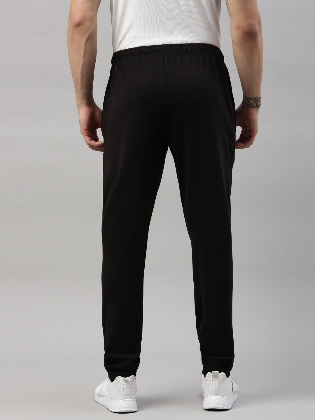 Men's Solid Tapered Track Pants