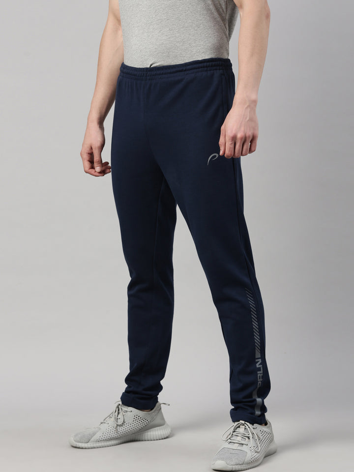 Men's Solid Tapered Fit Track Pants