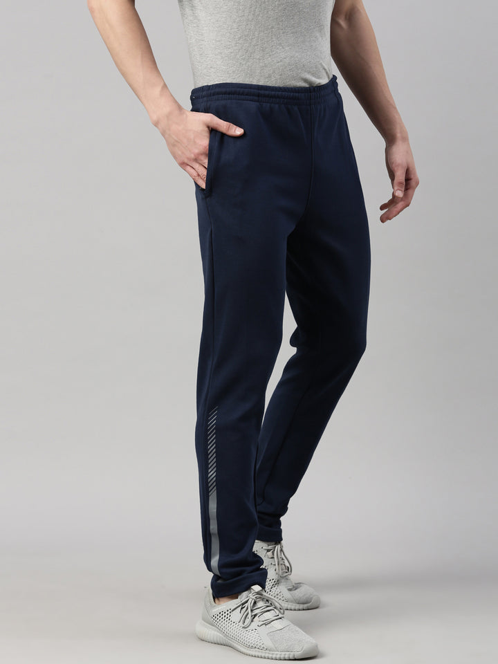 Men's Solid Tapered Fit Track Pants