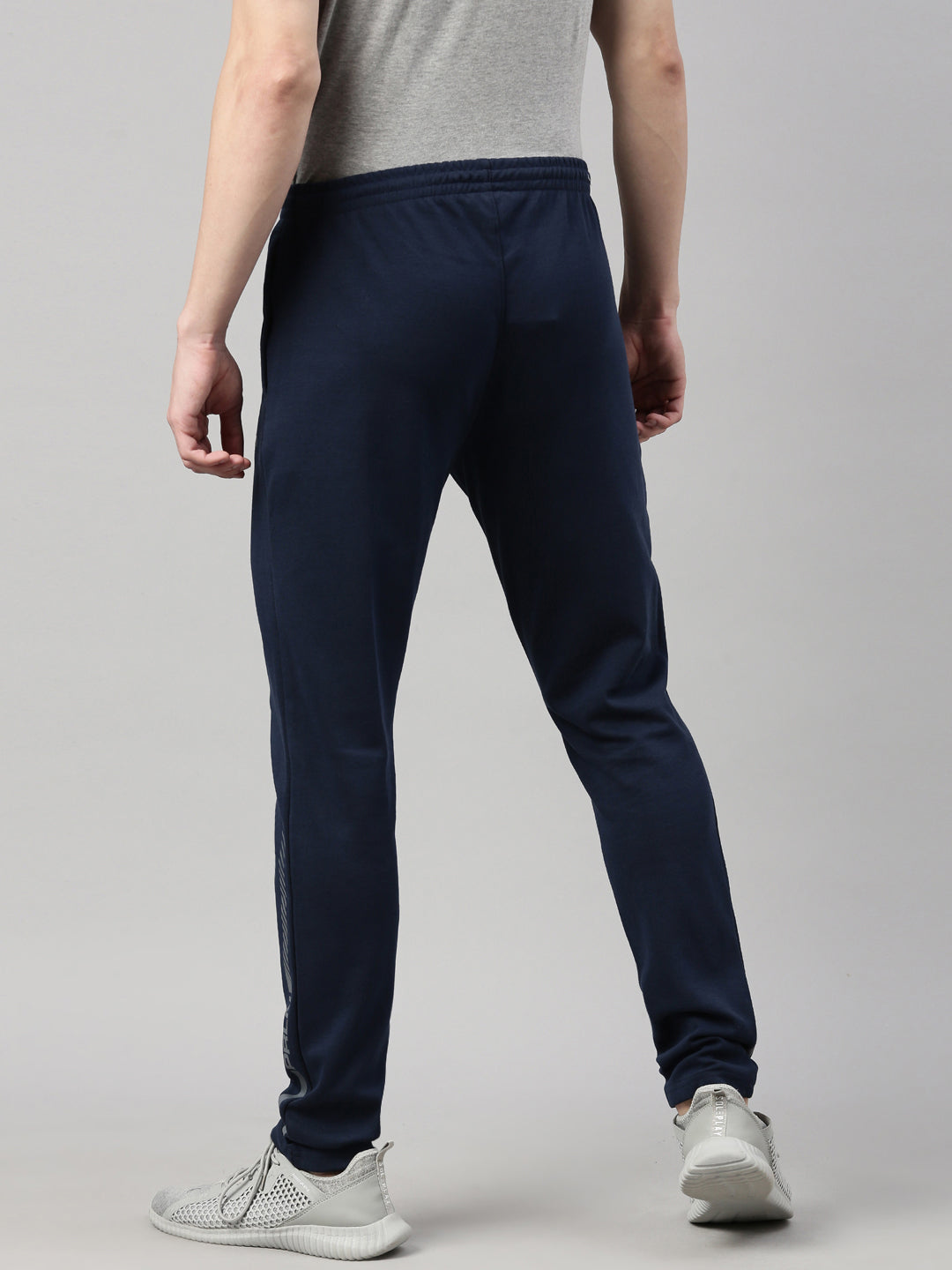 Men's Solid Tapered Fit Track Pants