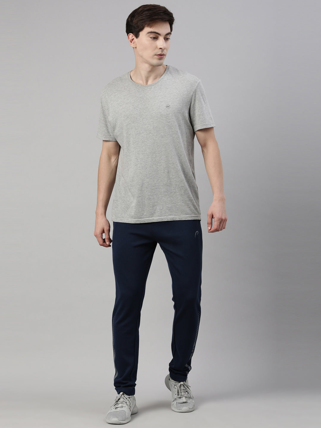 Men's Solid Tapered Fit Track Pants