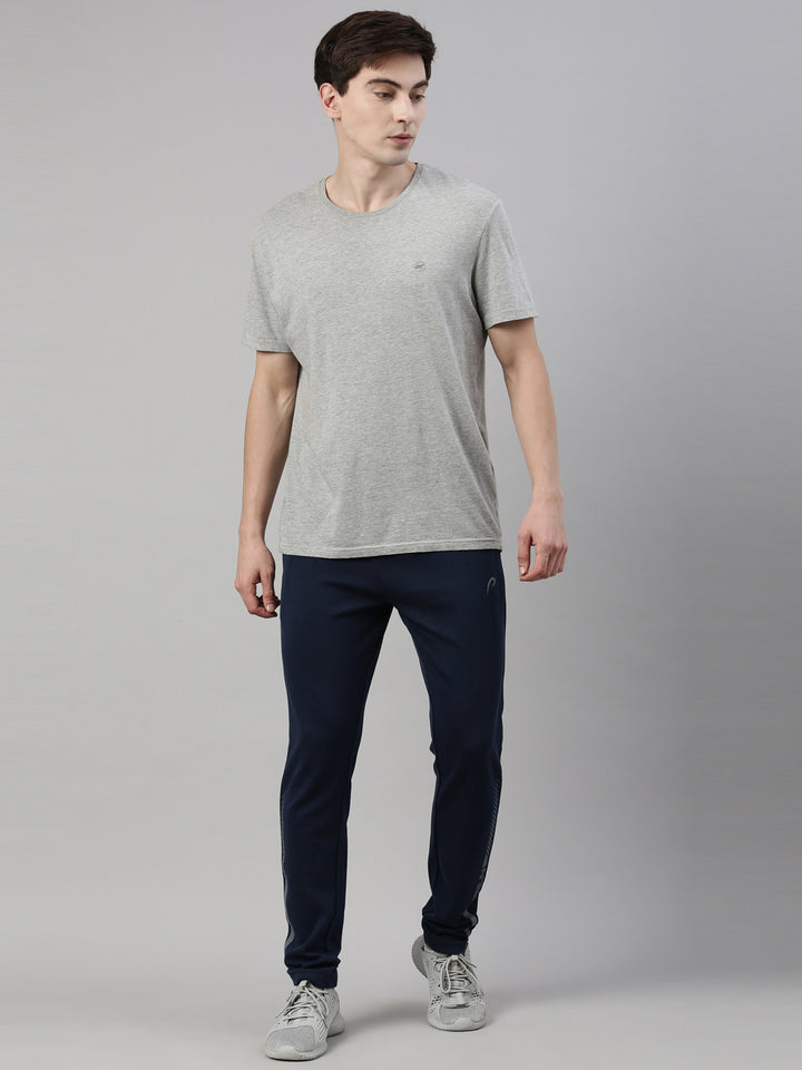 Men's Solid Tapered Fit Track Pants