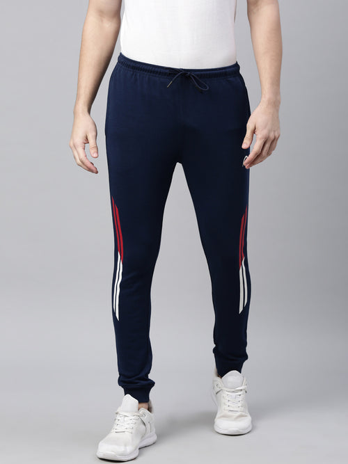 Men's Solid Comfort Fit Track Pants