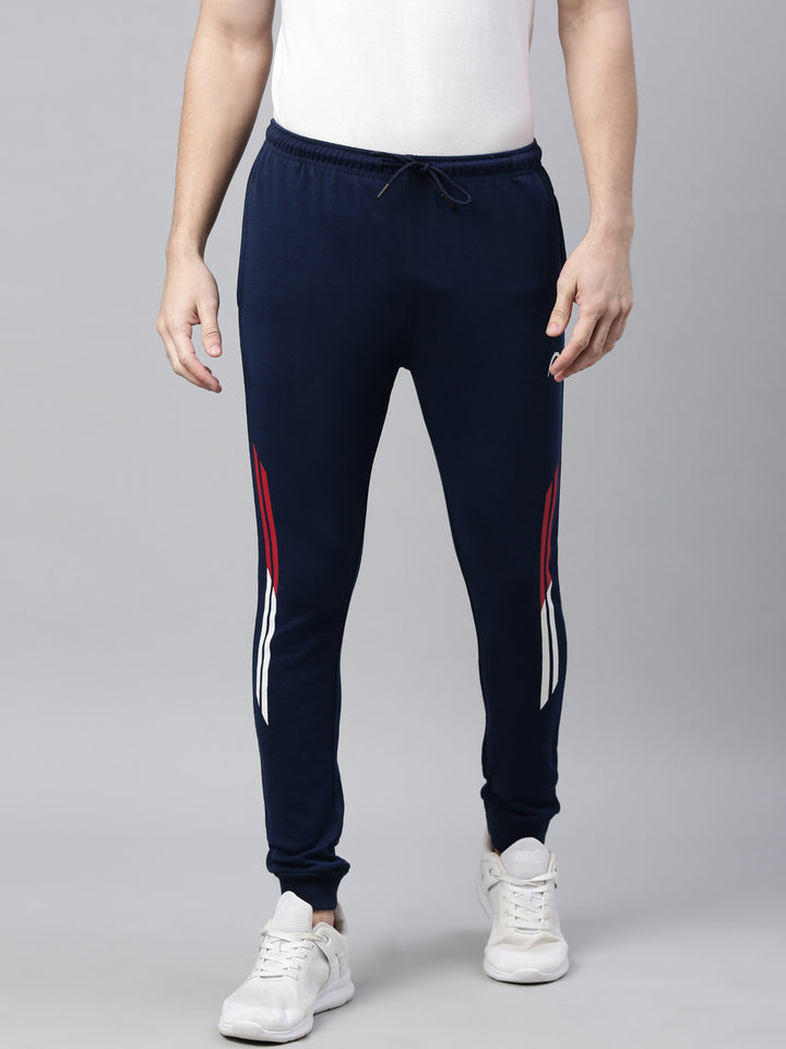 Men's Solid Comfort Fit Track Pants