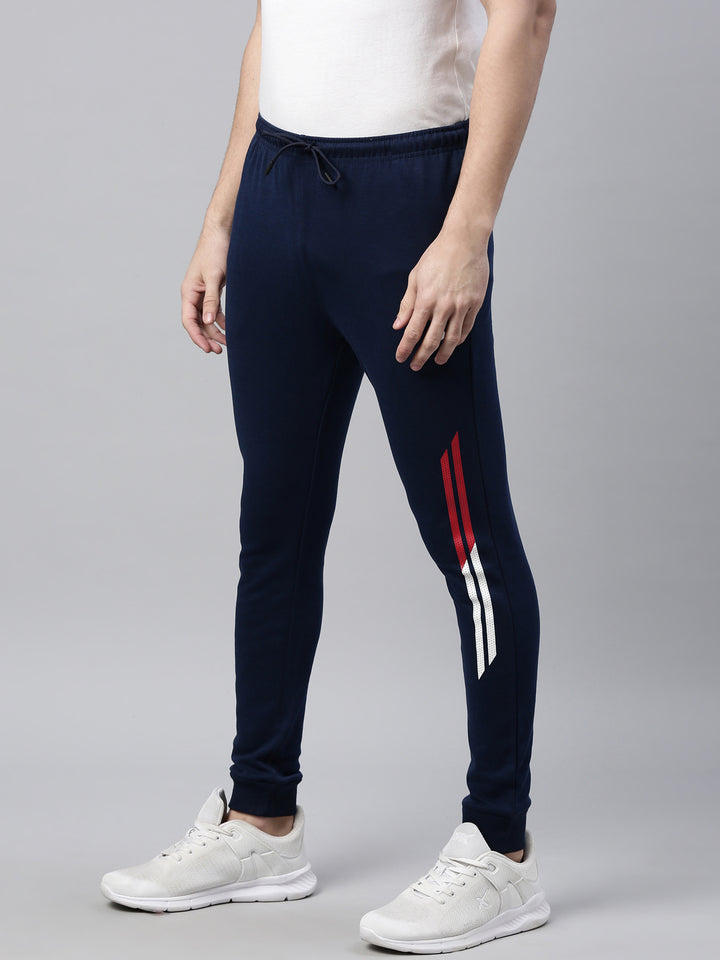 Men's Solid Comfort Fit Track Pants