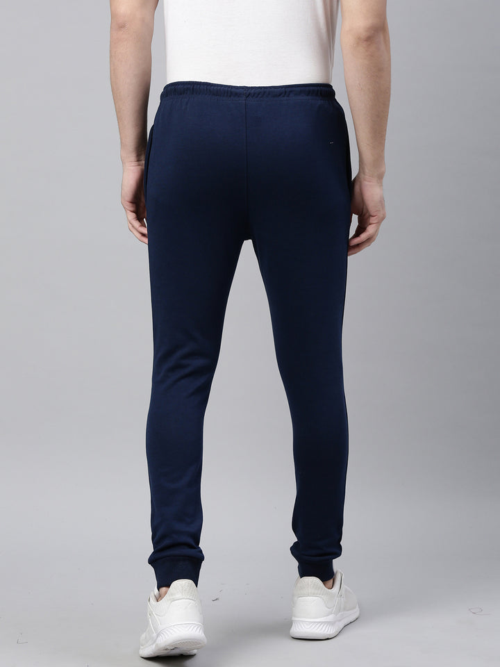 Men's Solid Comfort Fit Track Pants
