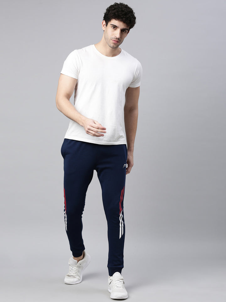 Men's Solid Comfort Fit Track Pants