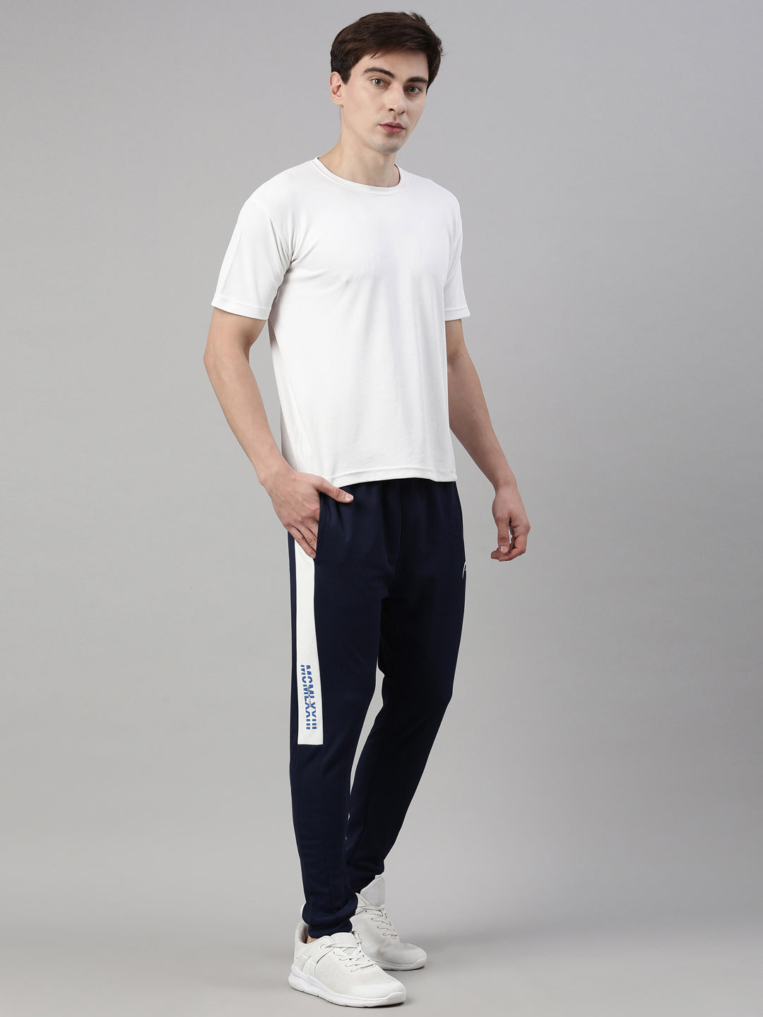 Men's Color Block Comfort Fit Track Pants