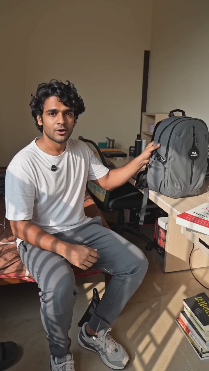 Fila Unisex Dark Grey Bryson Backpacks