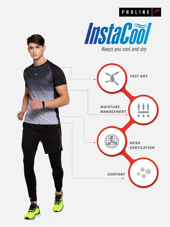 Men's InstaCool Graphic Running T-Shirts