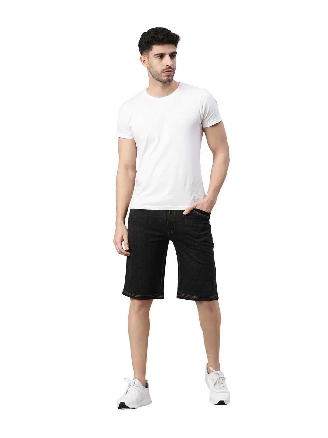 Men's Solid Comfort Fit Shorts