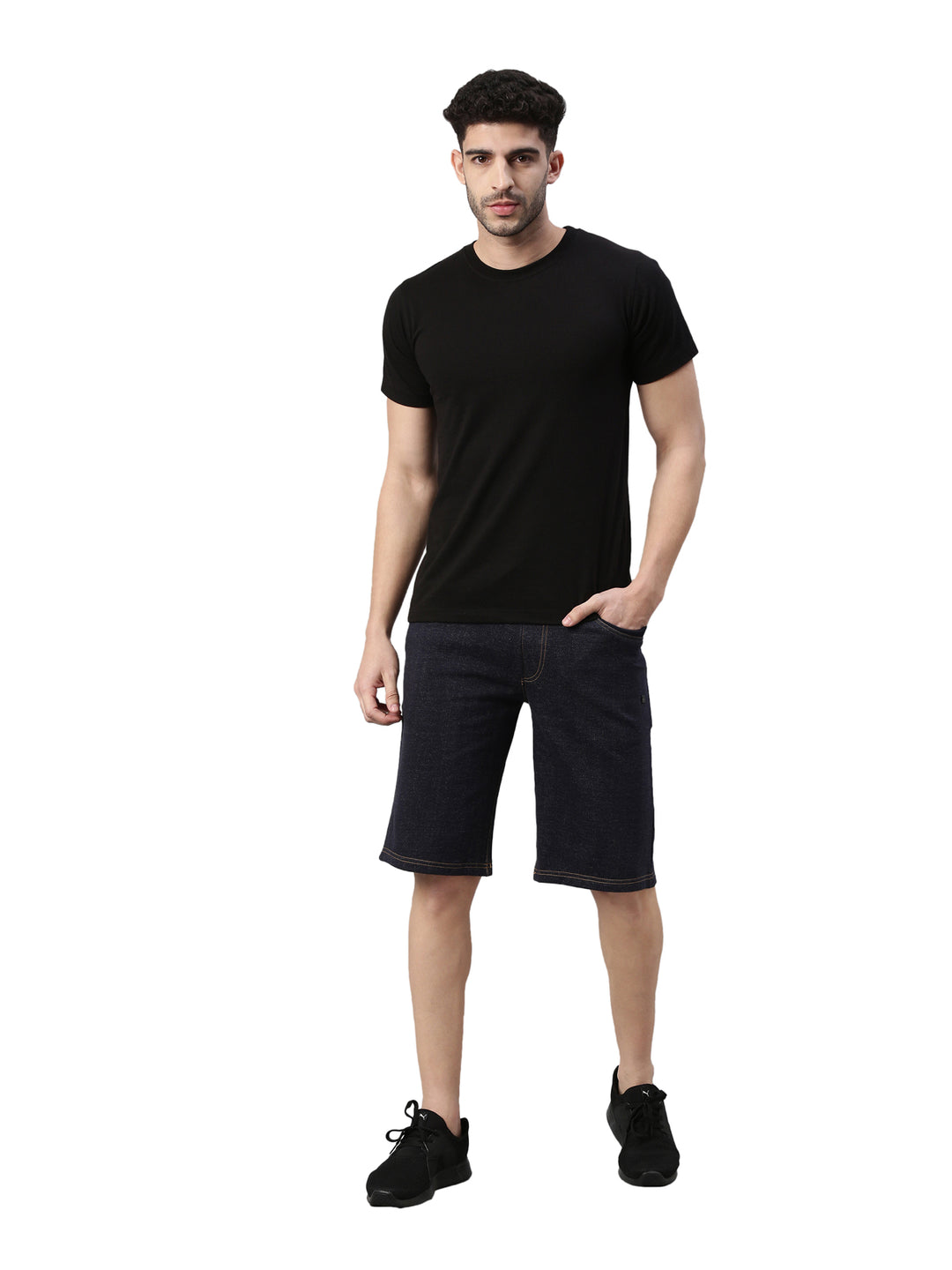 Men's Solid Comfort Fit Shorts