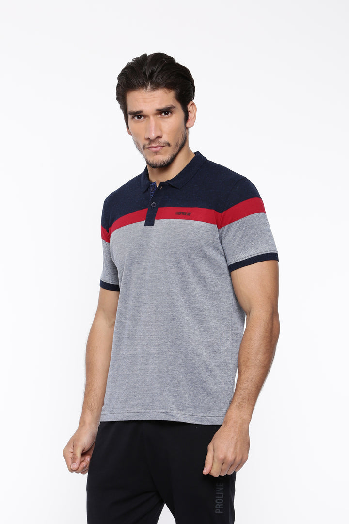 Men's Color Block Polos