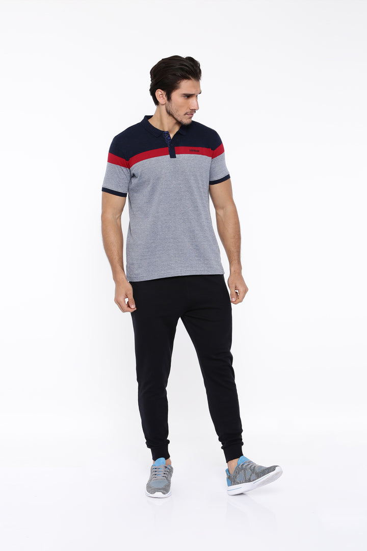 Men's Color Block Polos