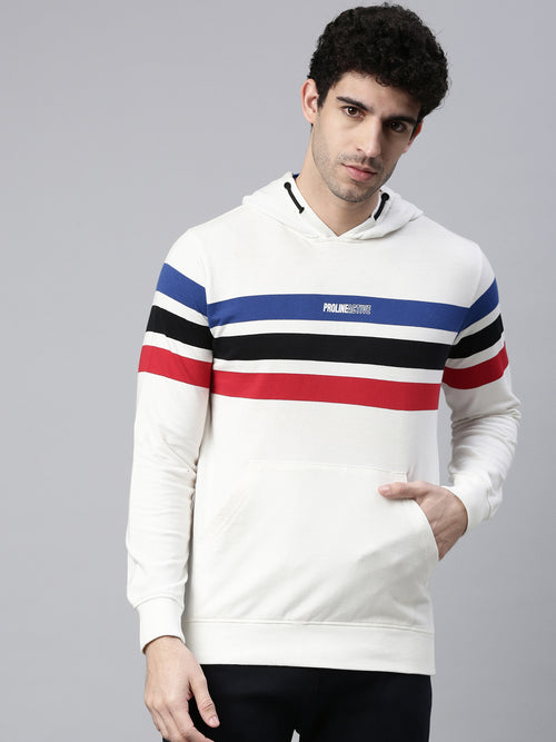Men's Printed Comfort Fit Sweat Jacket