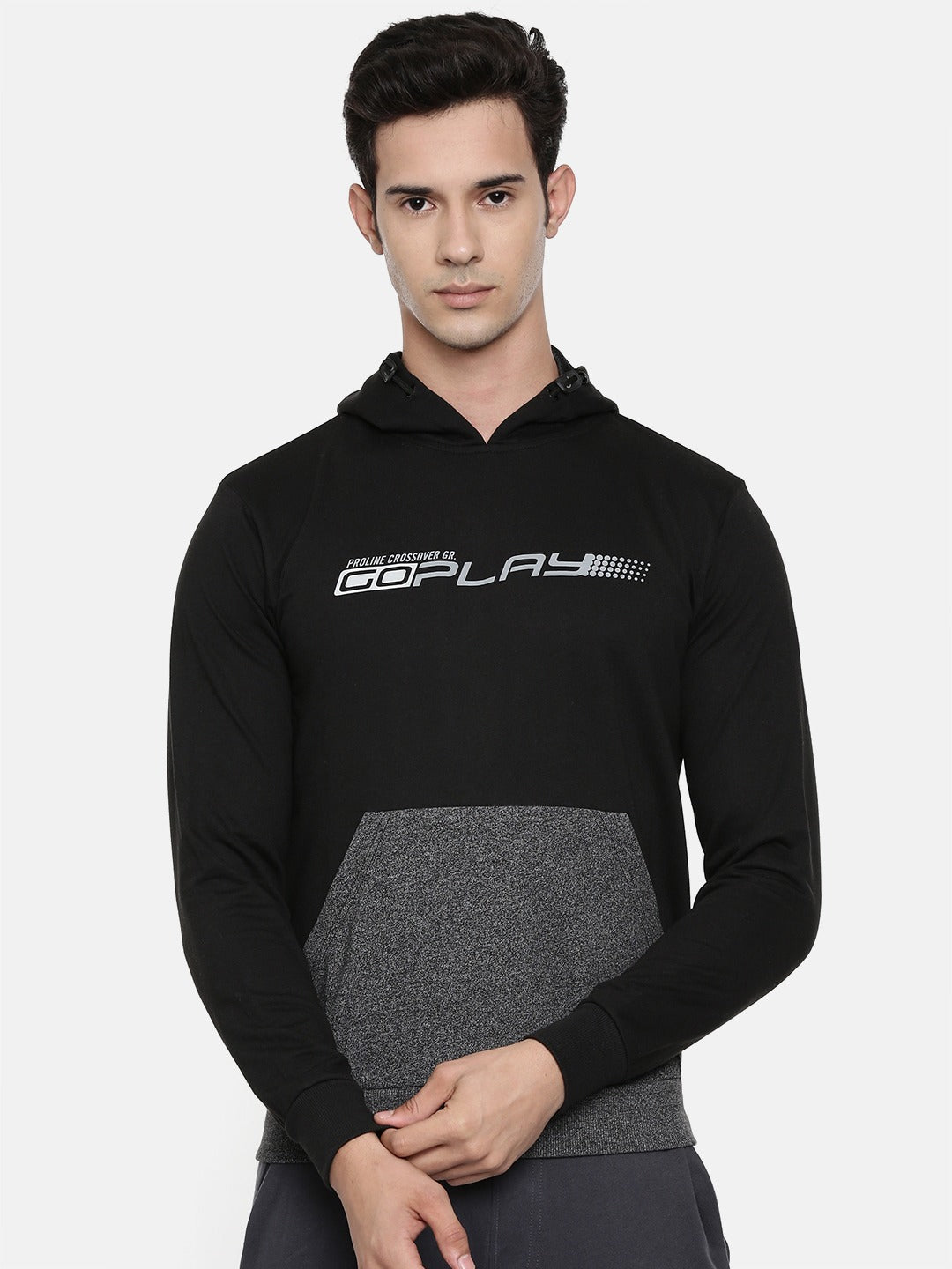 Men's Printed Comfort Fit Sweat Jacket