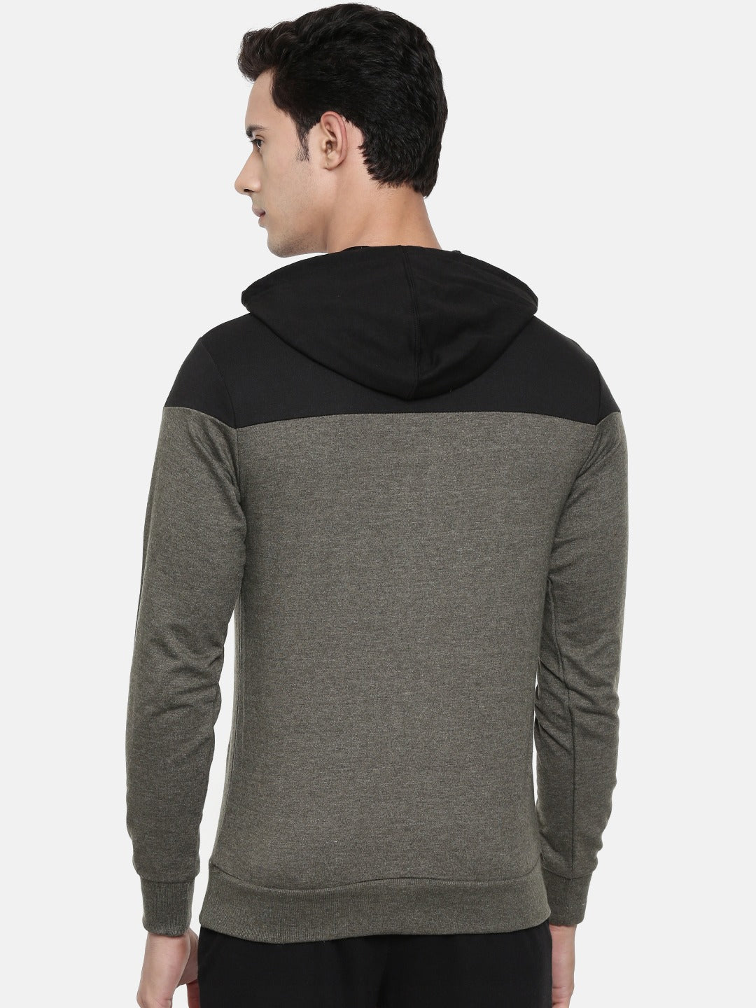Men's Color Block Comfort Fit Sweat Jacket
