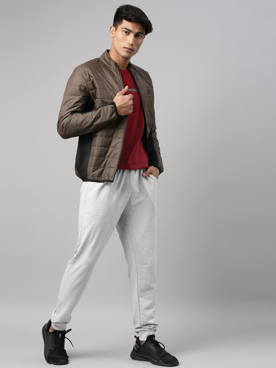 Men's Color Block Comfort Fit Jackets
