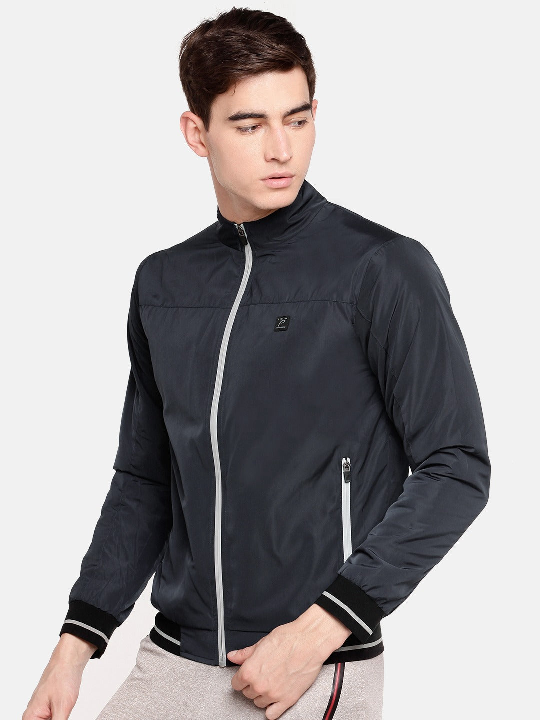 Men's Solid Comfort Fit Jackets