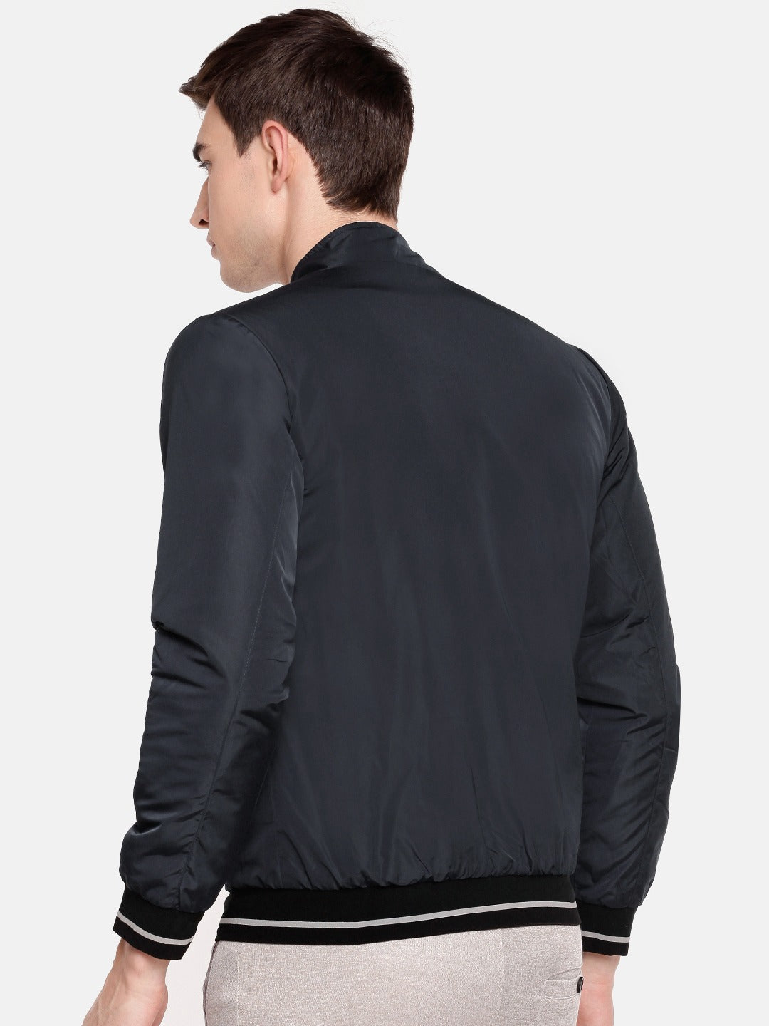 Men's Solid Comfort Fit Jackets