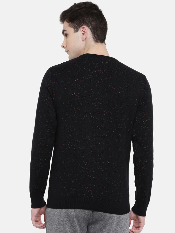 Men's Printed Comfort Fit Jumpers