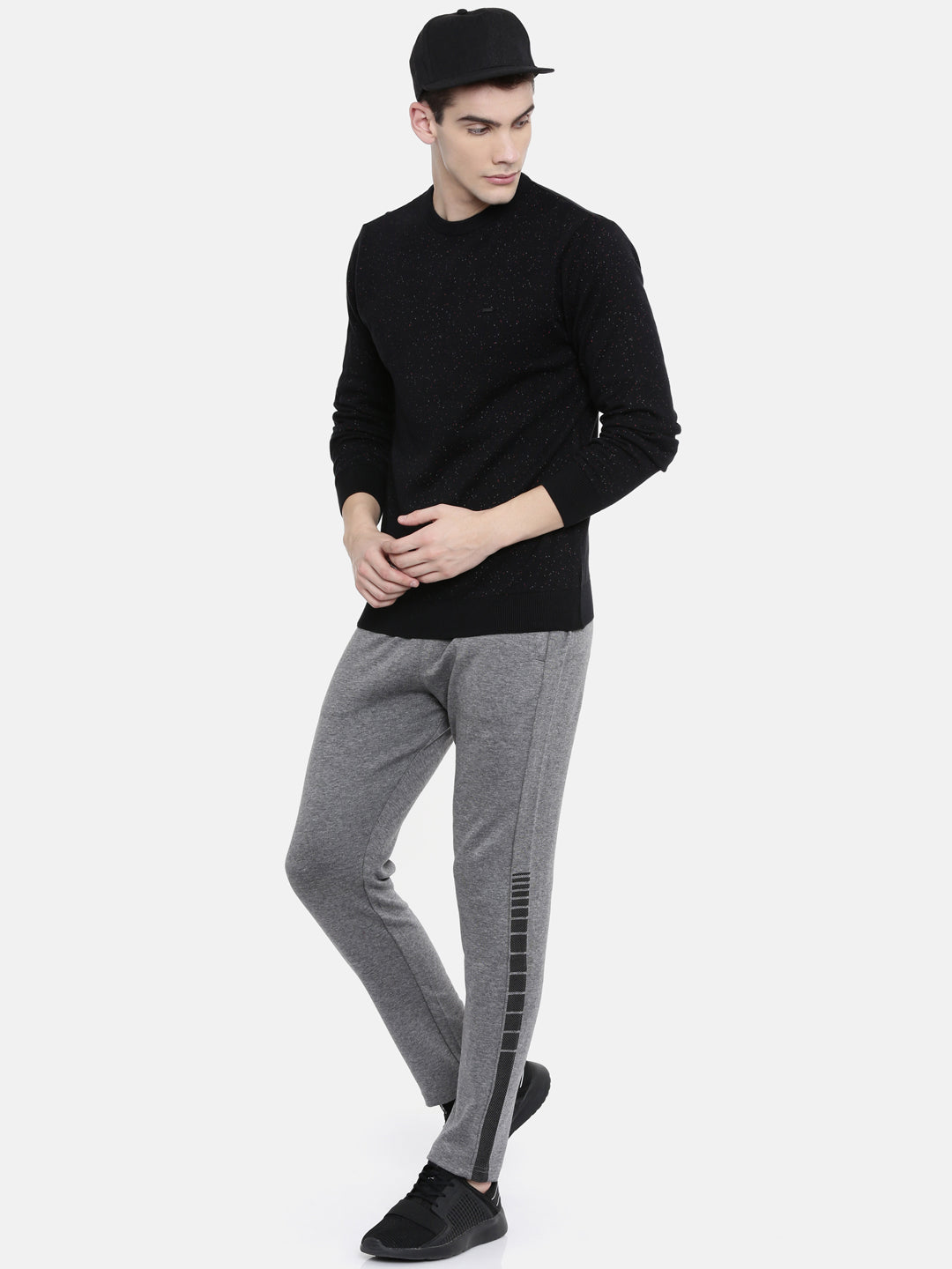 Men's Printed Comfort Fit Jumpers