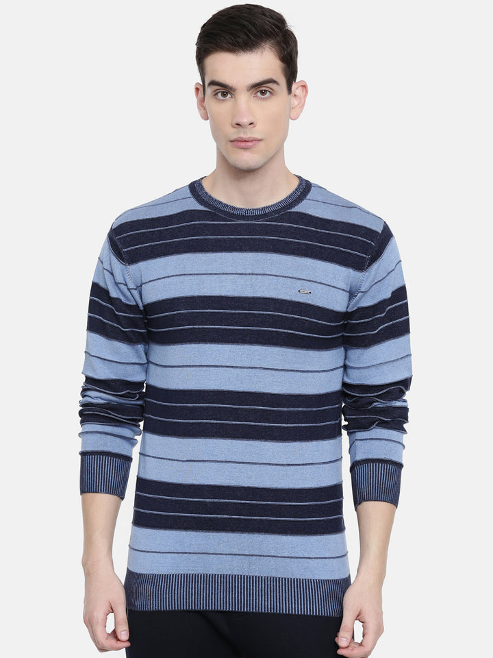 Men's Striper Comfort Fit Jumpers