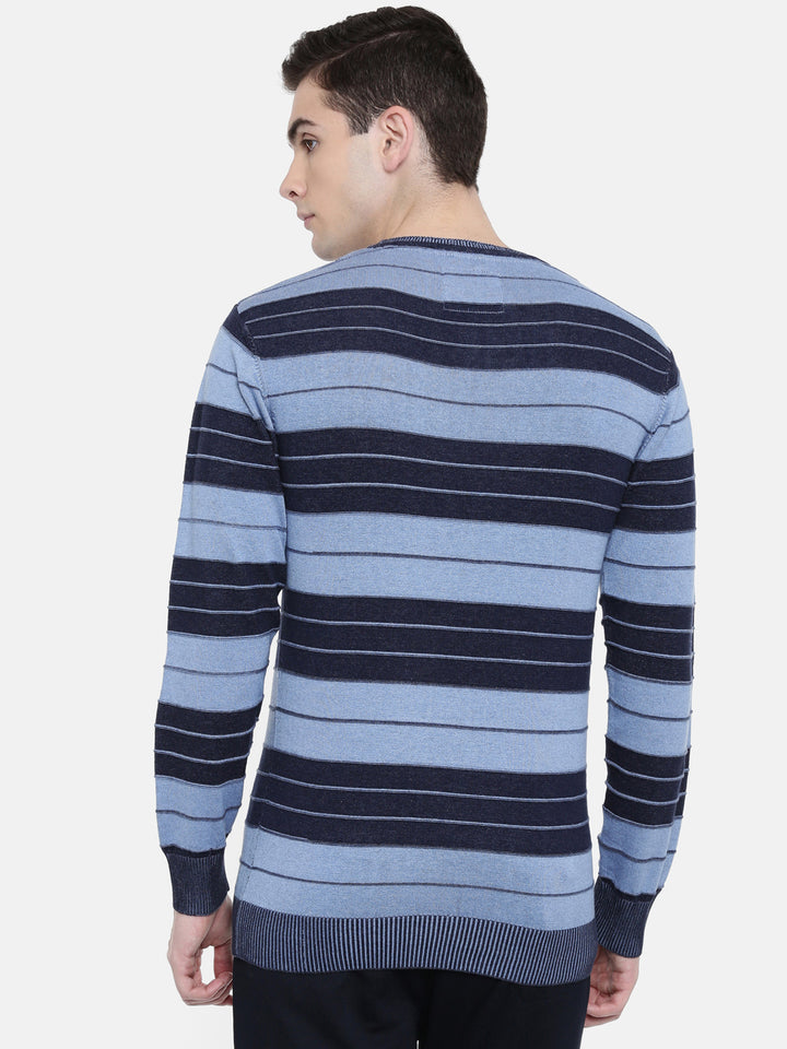 Men's Striper Comfort Fit Jumpers