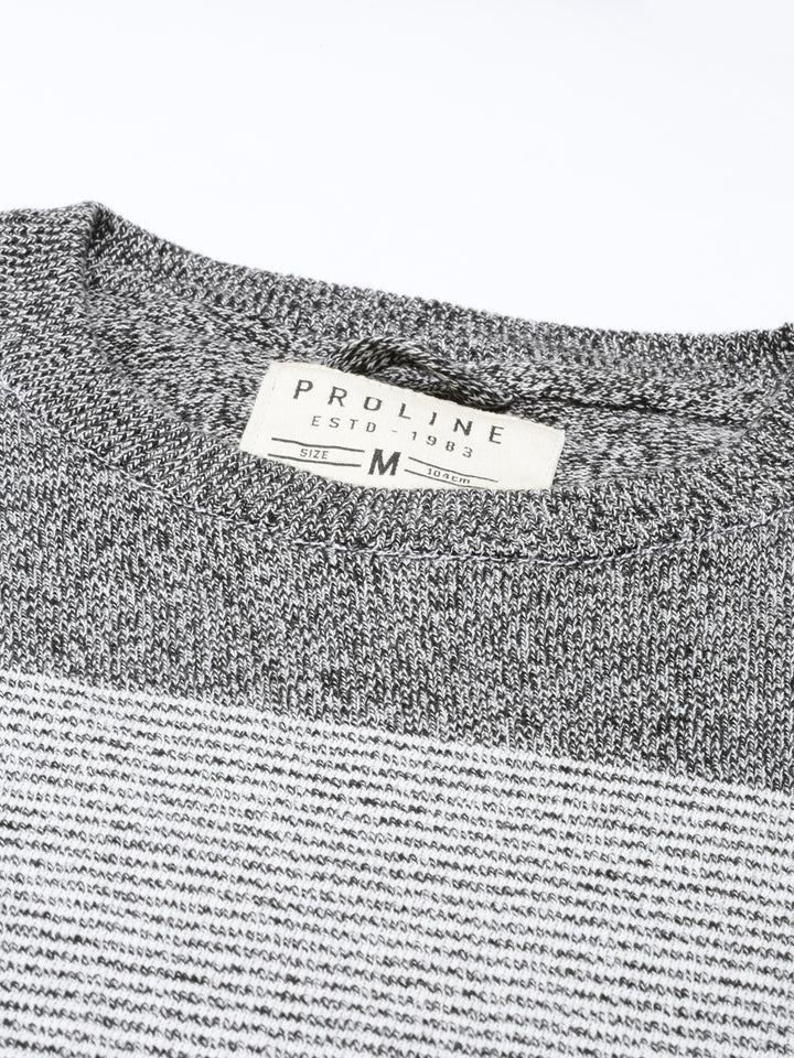 Men's Striper Comfort Fit Jumpers