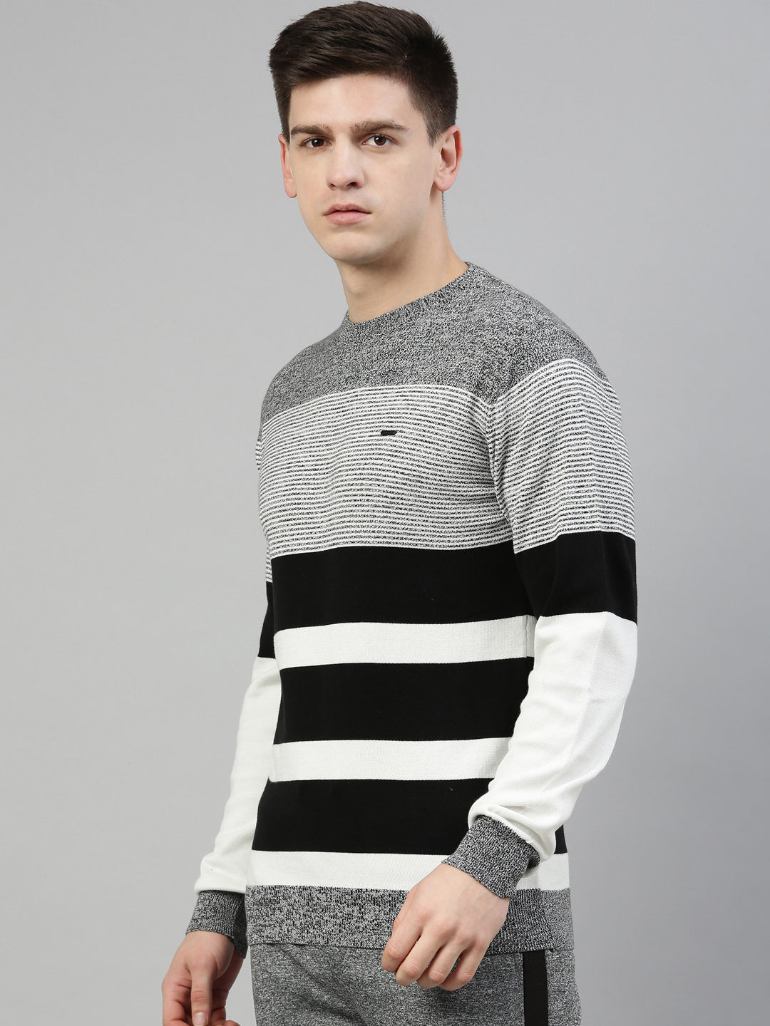 Men's Striper Comfort Fit Jumpers