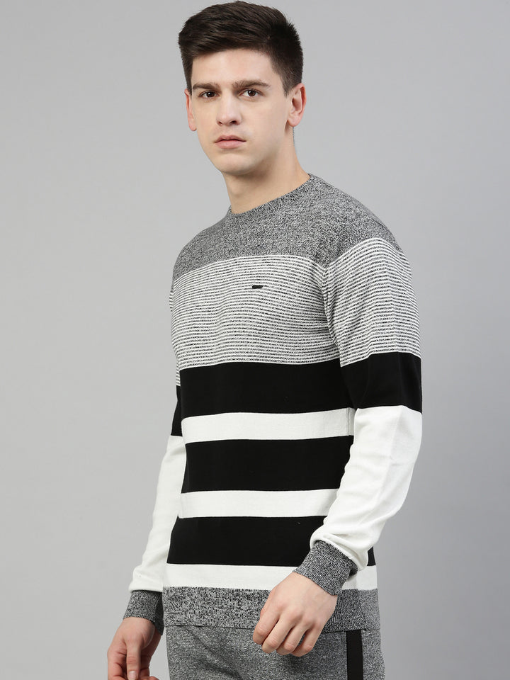 Men's Striper Comfort Fit Jumpers