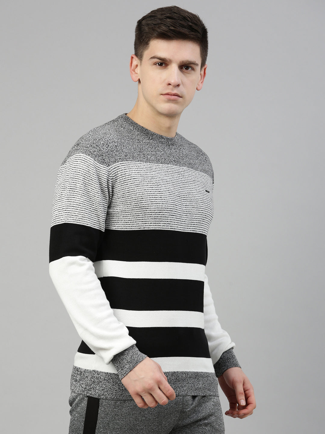 Men's Striper Comfort Fit Jumpers
