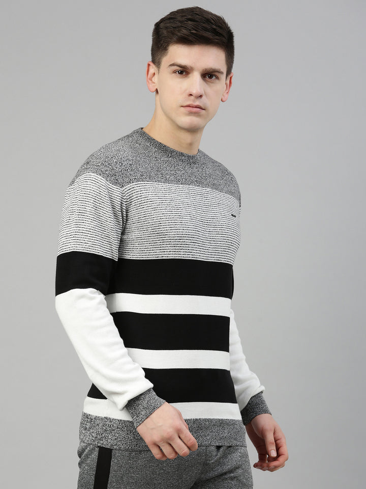 Men's Striper Comfort Fit Jumpers