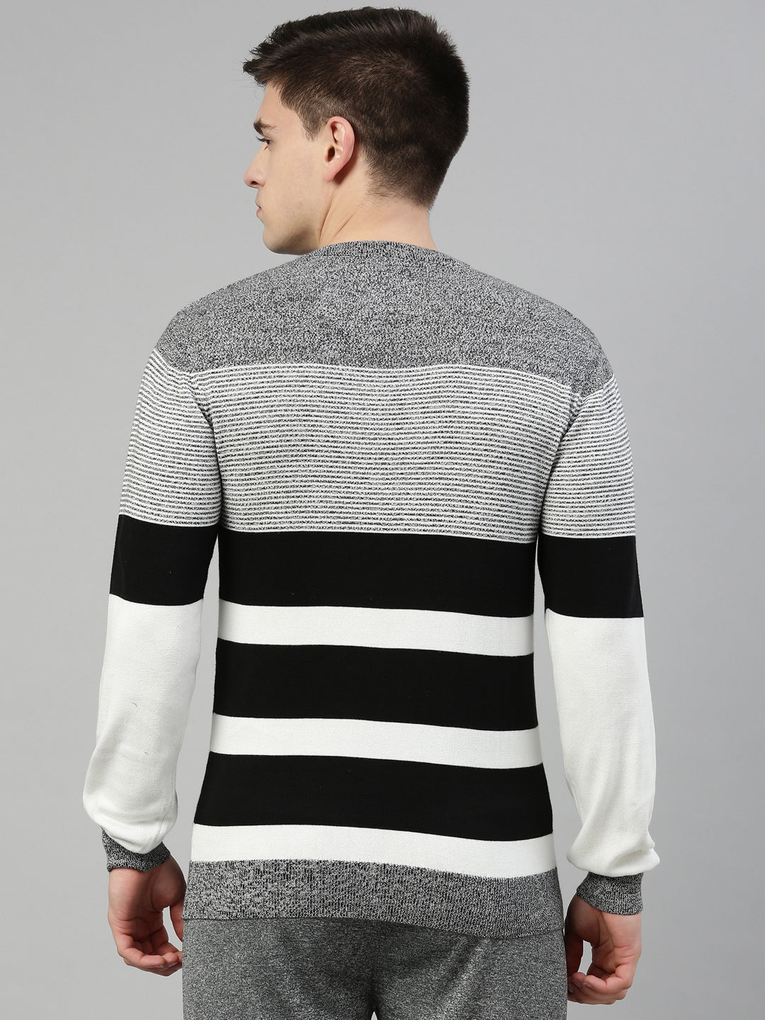 Men's Striper Comfort Fit Jumpers