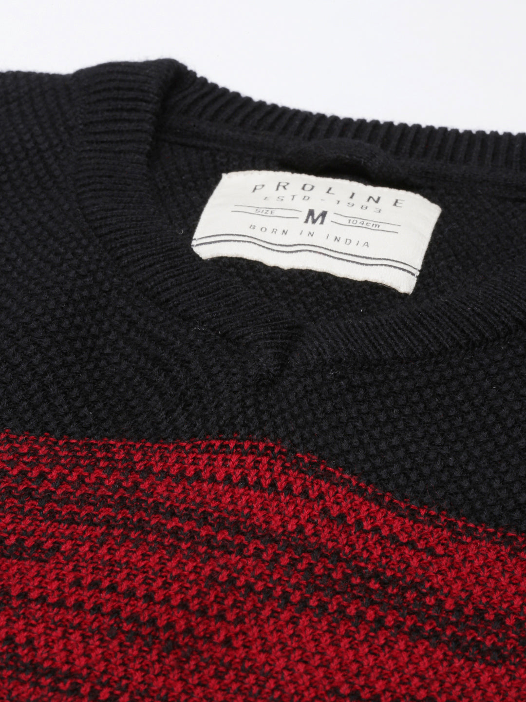 Men's Color Block Comfort Fit Jumpers