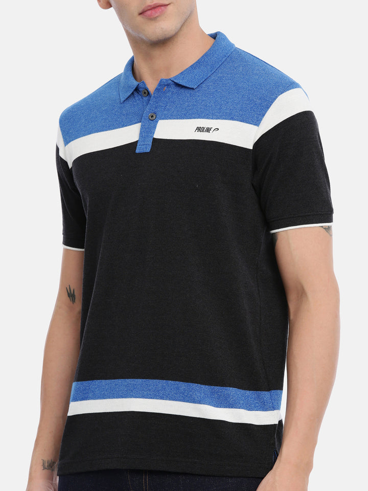Men's Color Block Comfort Polos