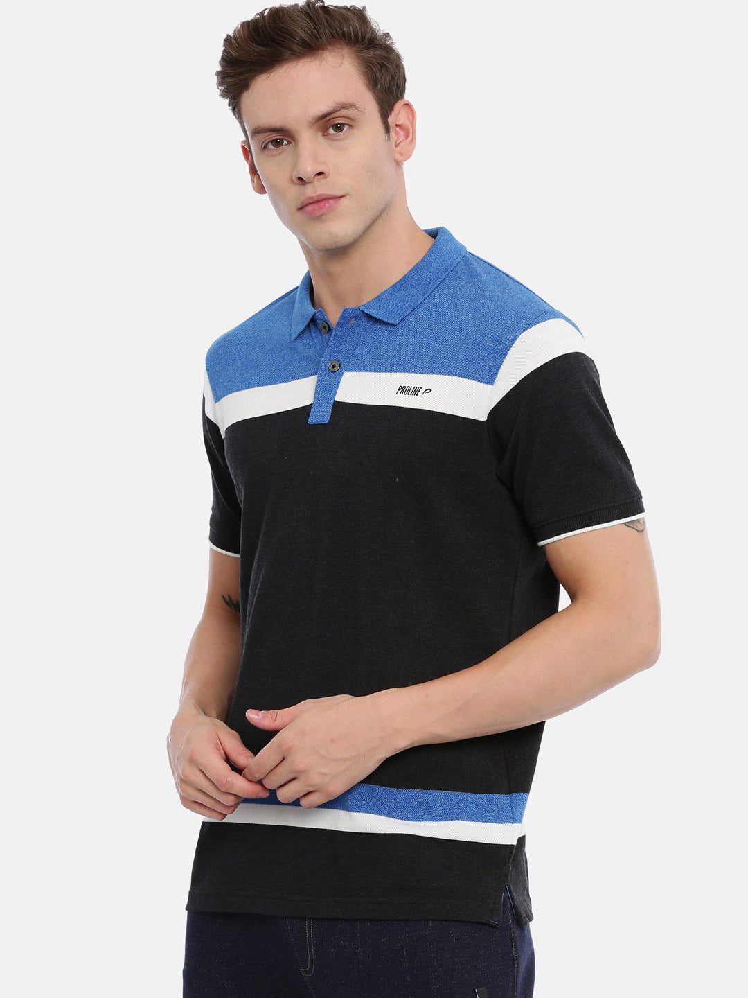 Men's Color Block Comfort Polos