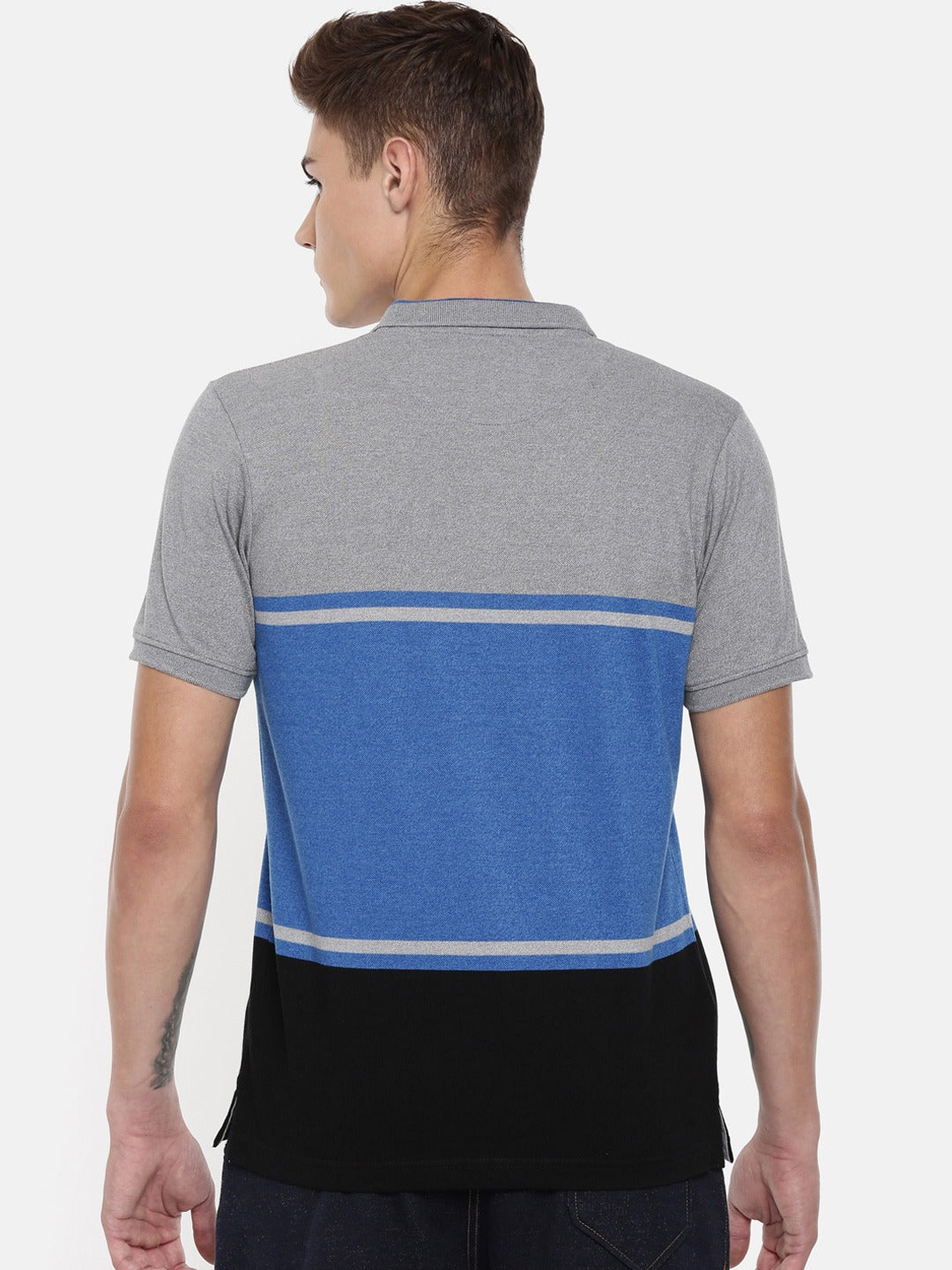 Men's Color Block Polos