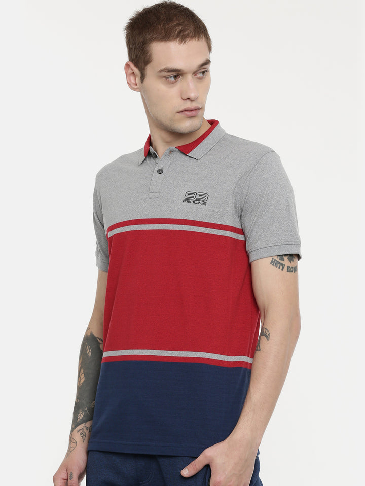 Men's Color Block Polos