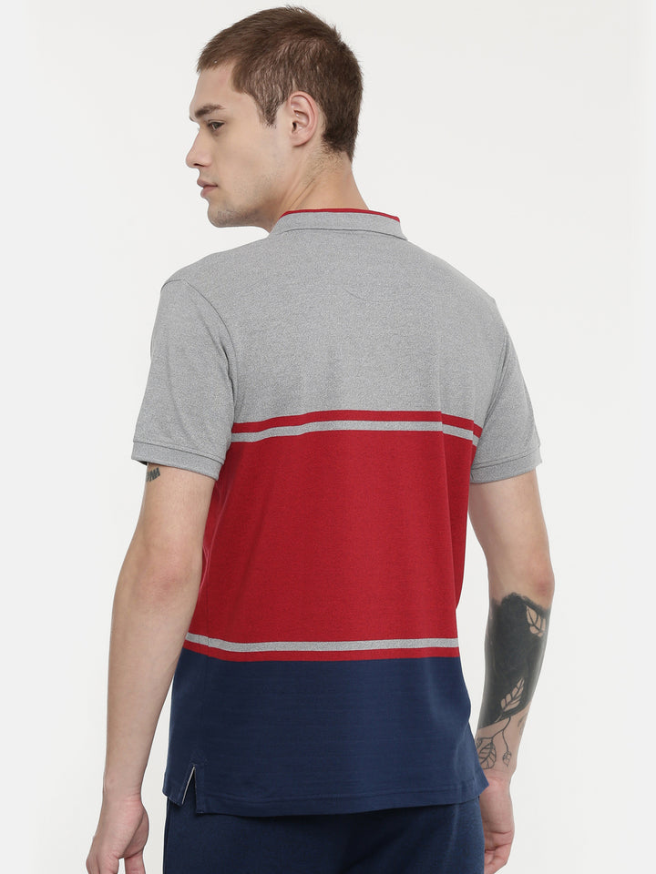 Men's Color Block Polos