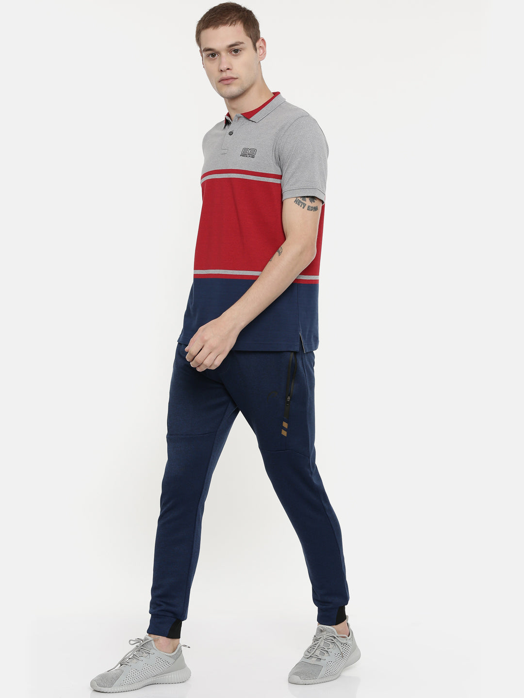 Men's Color Block Polos