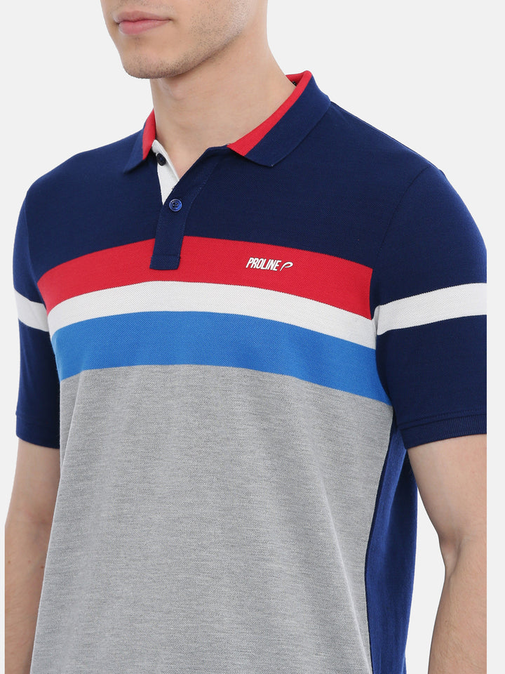 Men's Color Block Comfort Polos