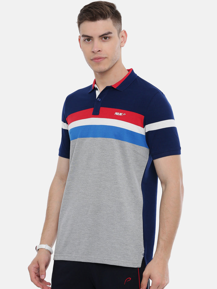 Men's Color Block Comfort Polos