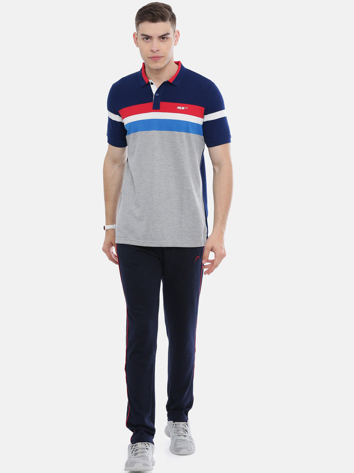 Men's Color Block Comfort Polos
