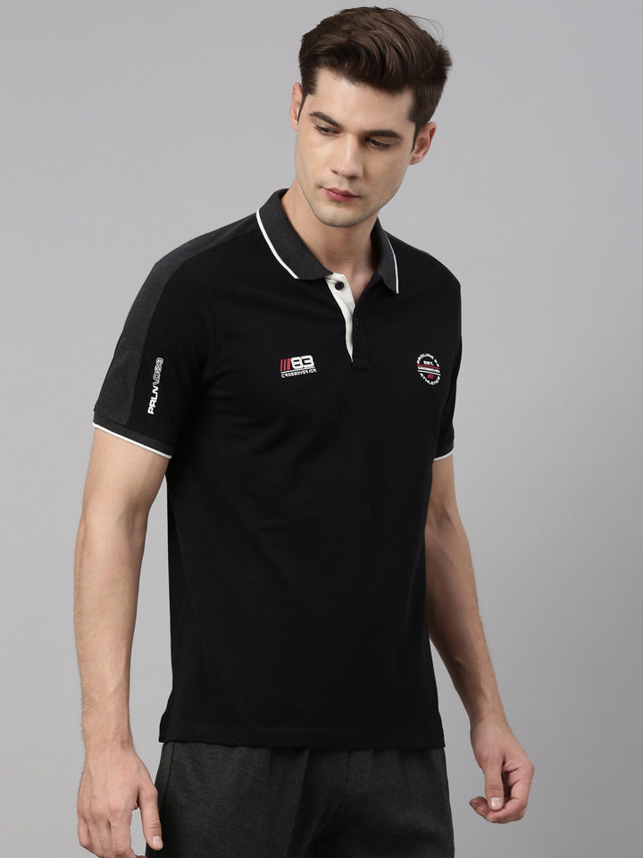 Men's Color Block Comfort Polos