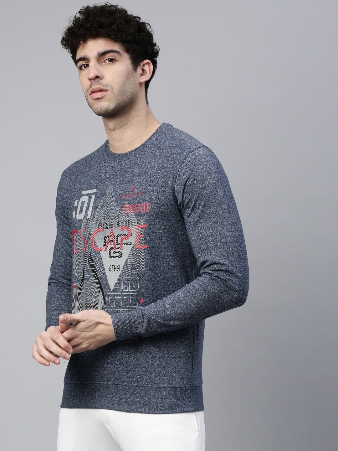 Men's Graphic Comfort Fit Sweatshirts