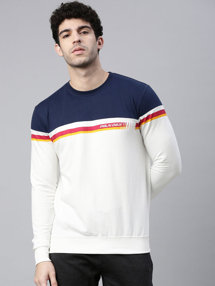 Men's Color Block Comfort Fit Sweatshirts