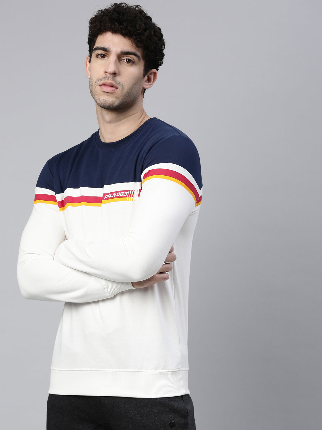 Men's Color Block Comfort Fit Sweatshirts