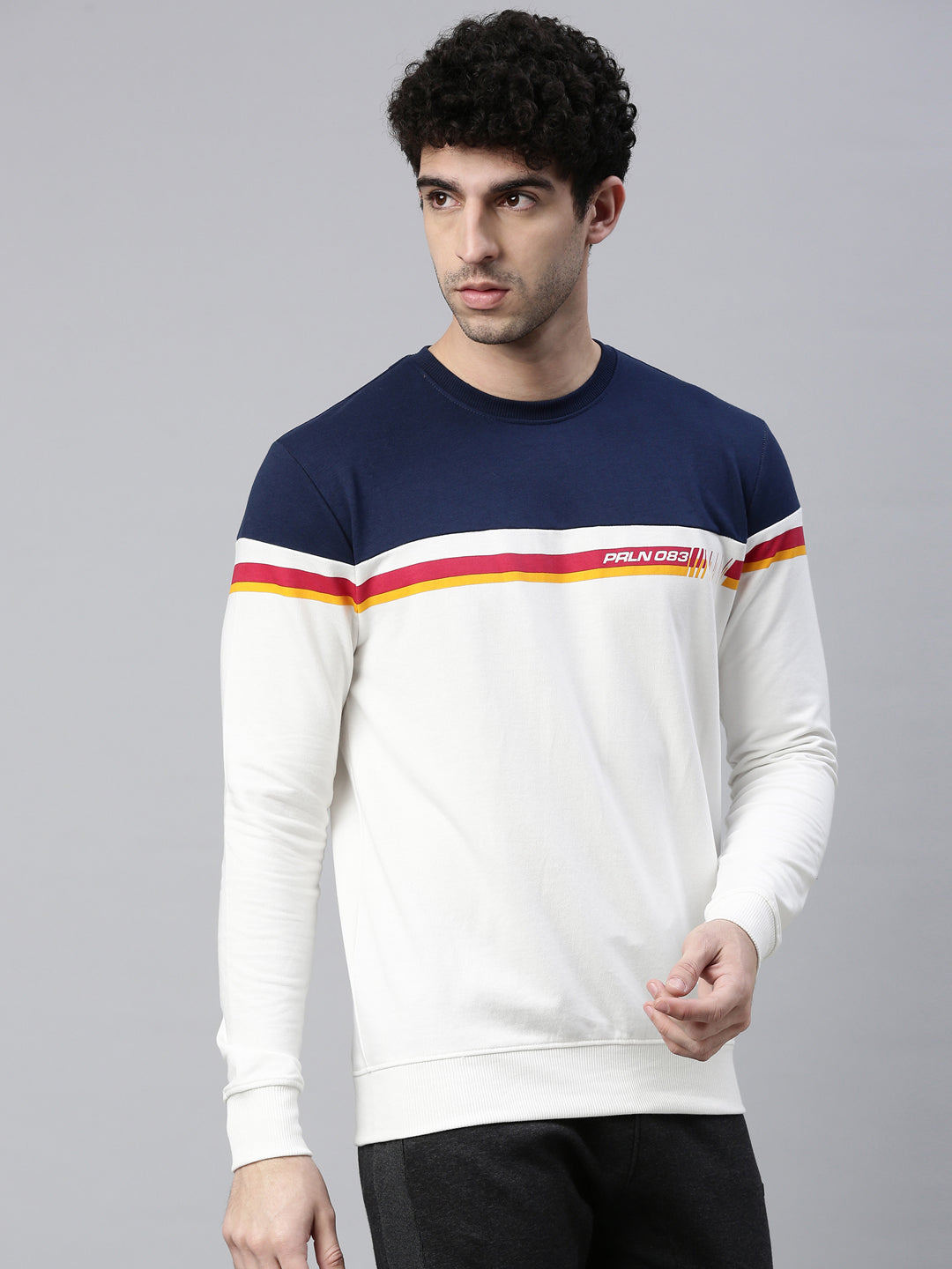 Men's Color Block Comfort Fit Sweatshirts