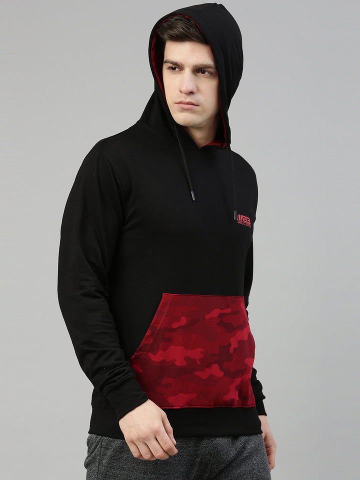 Men's Printed Comfort Fit Sweat Jacket
